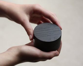 Proposal Wooden Ring Box 66 x45mm, Wooden Ring Holder, Bog Oak Ring Box, Engagment Box