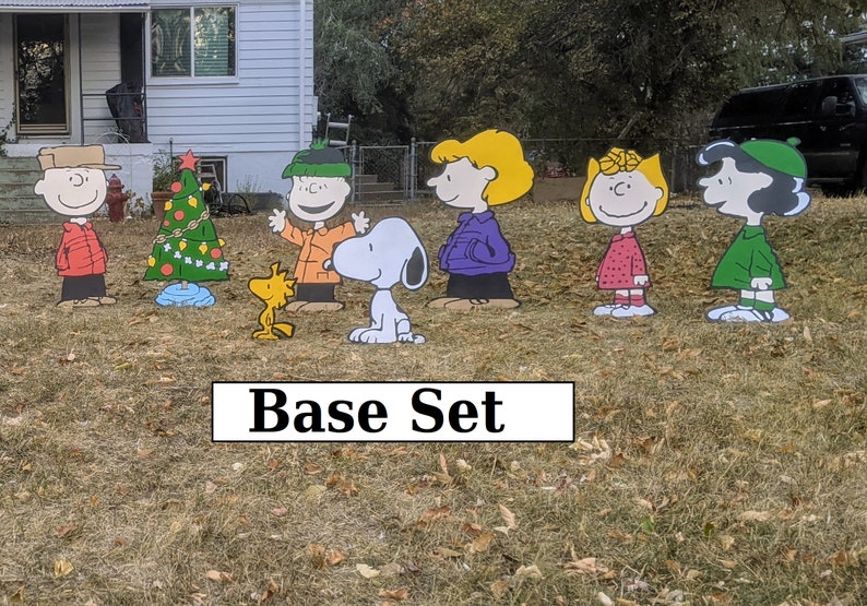 Peanuts Christmas Tree Yard Set Etsy