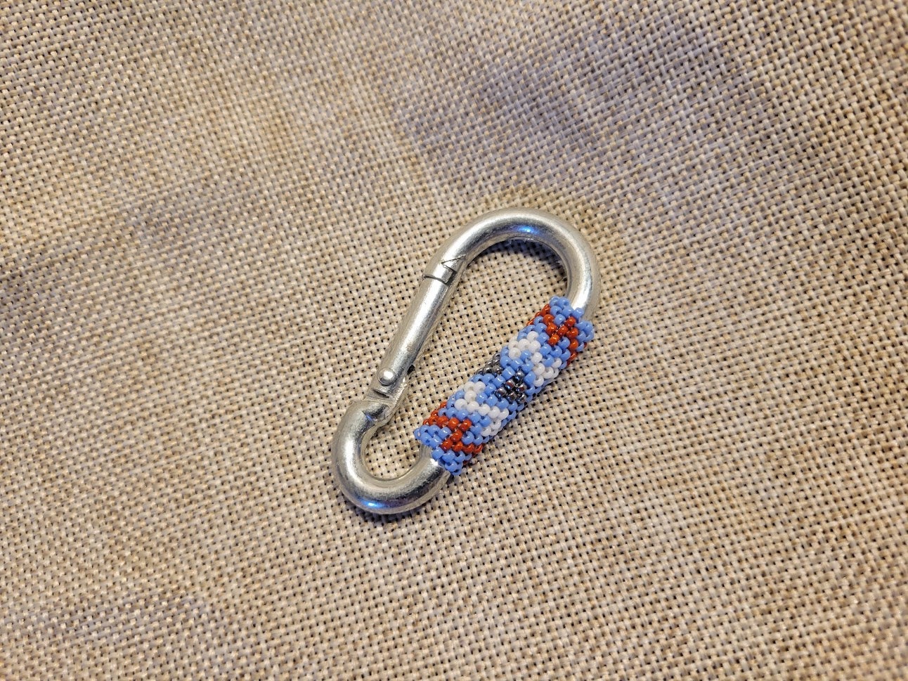 Beaded Mini Clip Keychains - Etsy