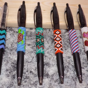 Hand Beaded Retractable Pen