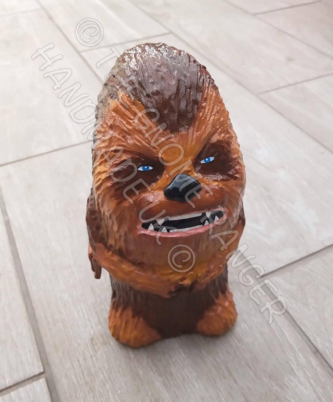 Chewbacca Star Wars custom garden gnome hand painted unique Etsy