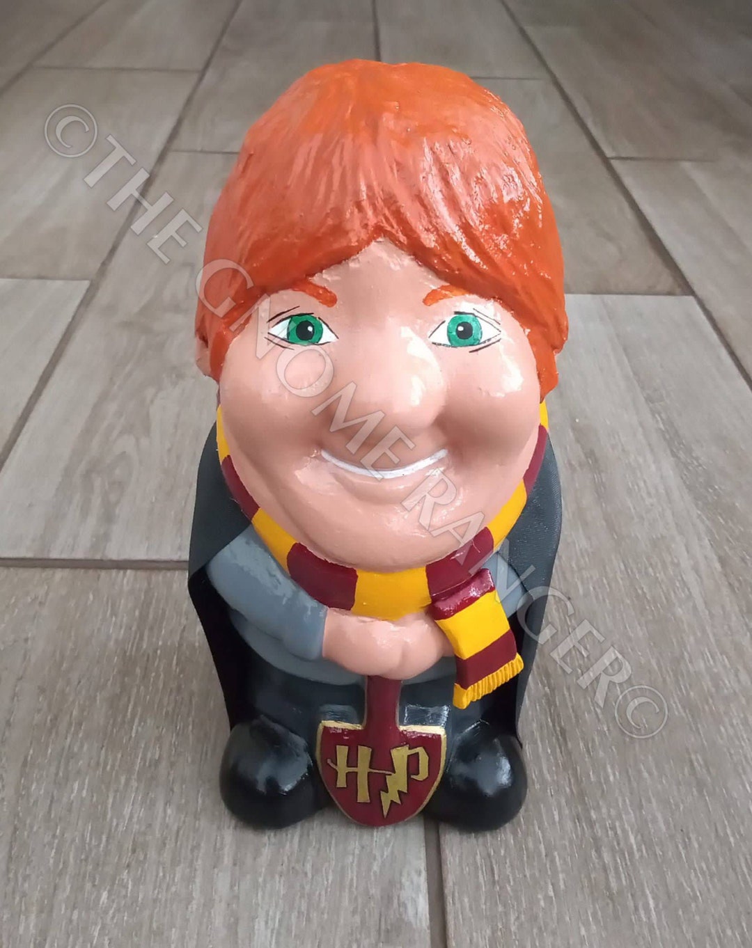 Custom Ron the Wizard Style Unique Hand Painted Garden Gnome Etsy