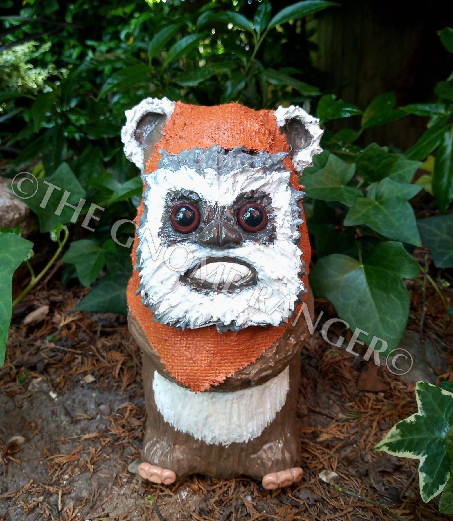 Star Wars Ewok Style Custom Garden Gnome Hand Painted & Unique Etsy