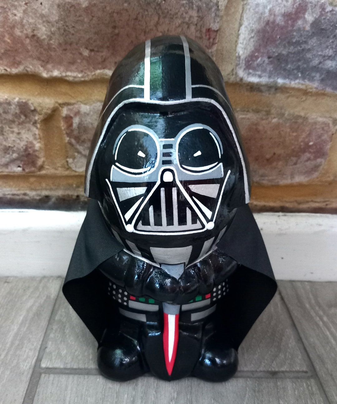Custom Darth Vader Style Star Wars Garden Gnome Hand Painted Unique Etsy