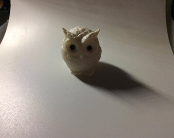 lovely OWL made of white resin