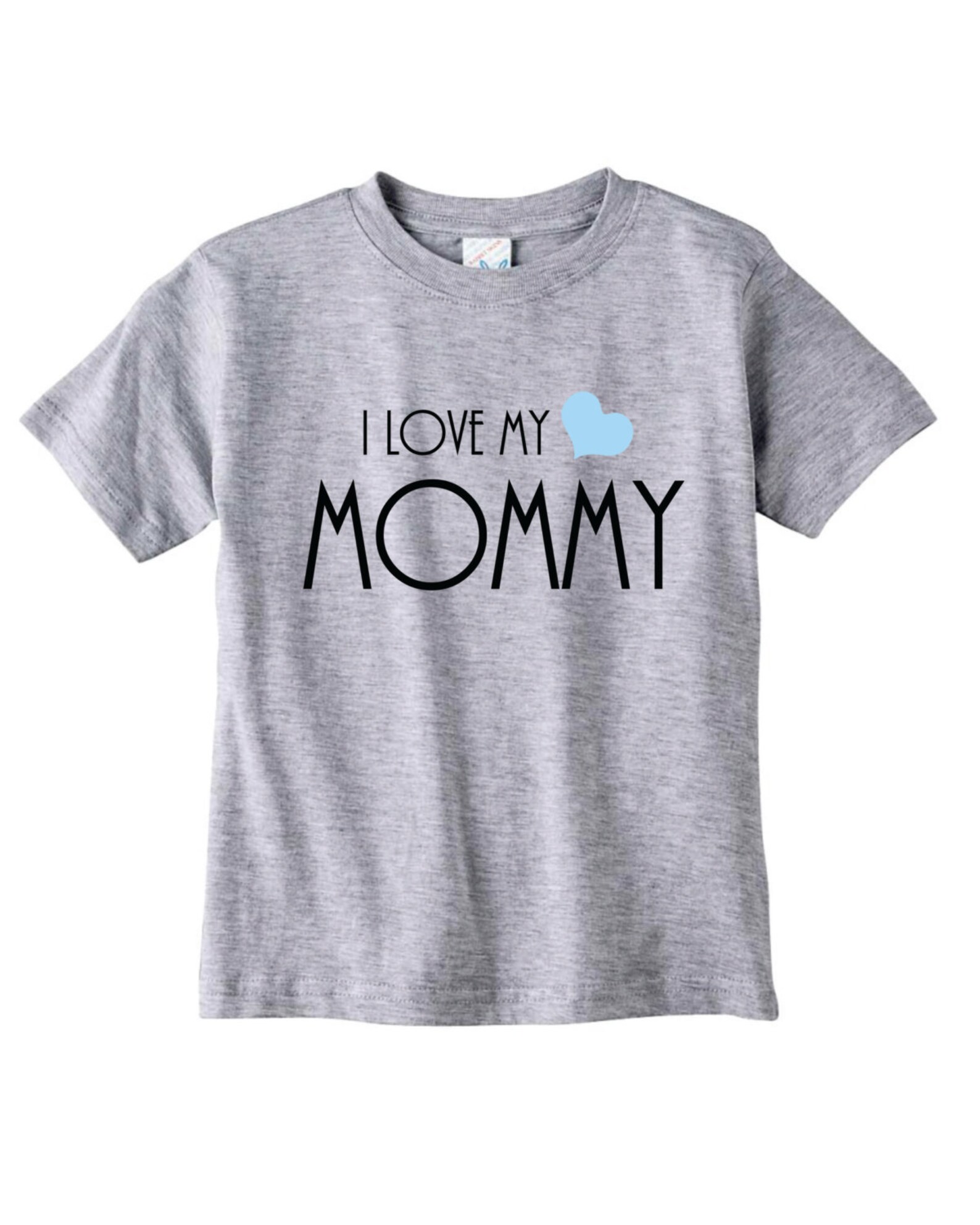 I love my Mommy Crew Neck Tee cute funny kids shirt baby outfit one piece