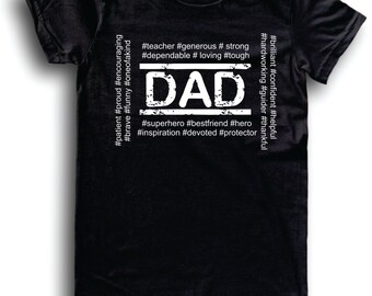 Mens American Apparel Dad hashtags cute funny tee shirt clothes clothing