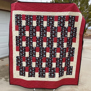 Woodland Wildlife Throw/Lap Quilt