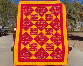 NFL Quilt - Kansas City Chiefs (Custom Orders Available)