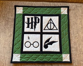 Wizard Quilted Wall Hanging (18.5" x 18.5")