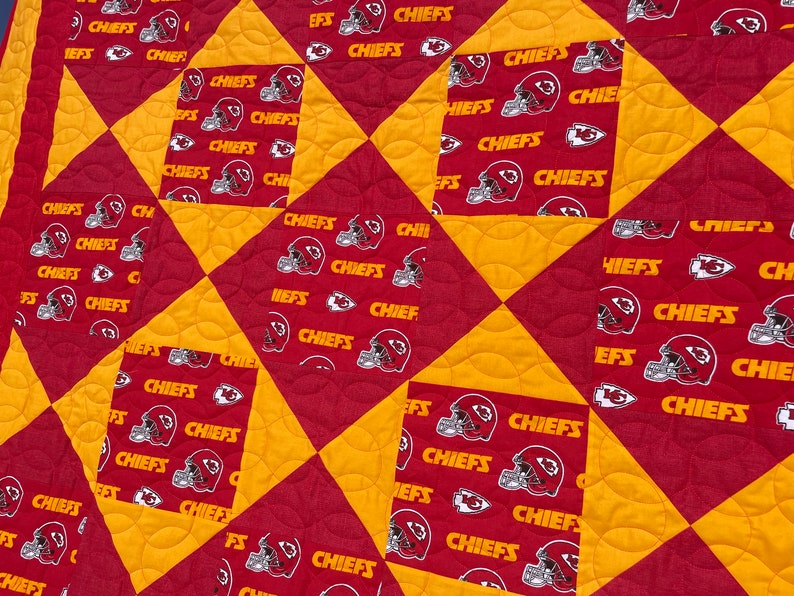 NFL Quilt Kansas City Chiefs custom Orders Available - Etsy