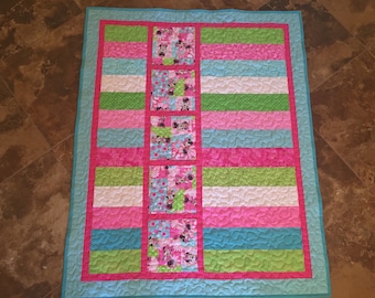 Minnie Mouse Baby Quilt