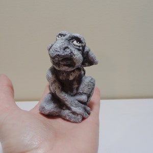 Concrete Gargoyle - Gargoyle statue - Fairy garden accessories - Fairy garden miniatures - Garden decor - Stone Gargoyle