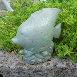 Concrete fish - Fish statue - Nautical decor - Pond decor - Concrete Art - Concrete Garden decor - Outdoor garden - Fish paperweight