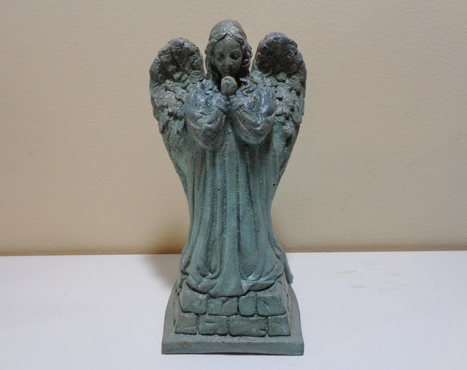 Concrete Angel Statue Garden Angel Garden Decor Concrete Garden