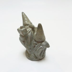Gnome figurine - Miniature Garden gnome - Concrete gnome - Gnome statue - Concrete garden - Garden decor - Terrarium gnome