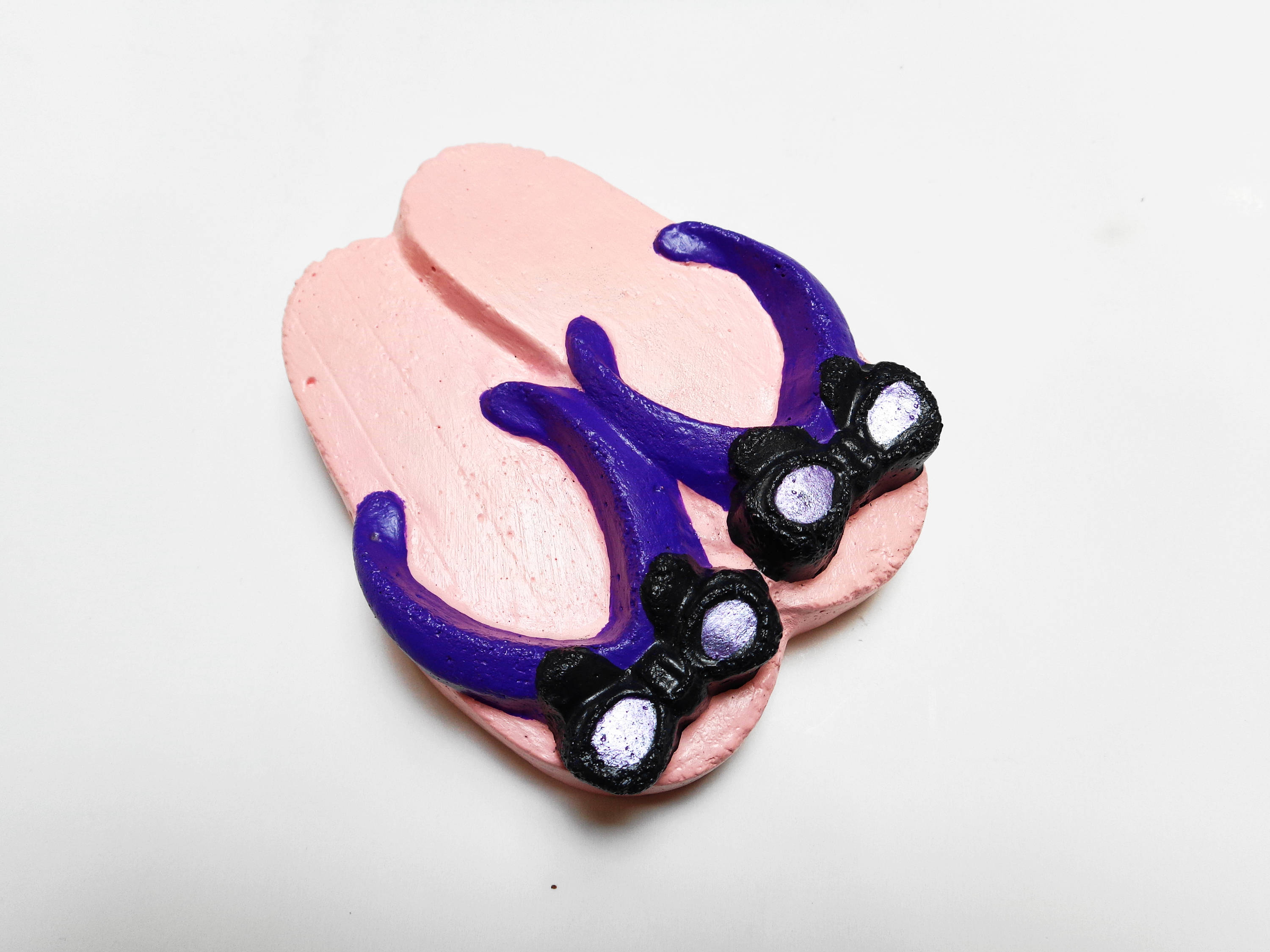 Flip Flop decor Concrete Flip Flops Miniature Flip Flops Etsy