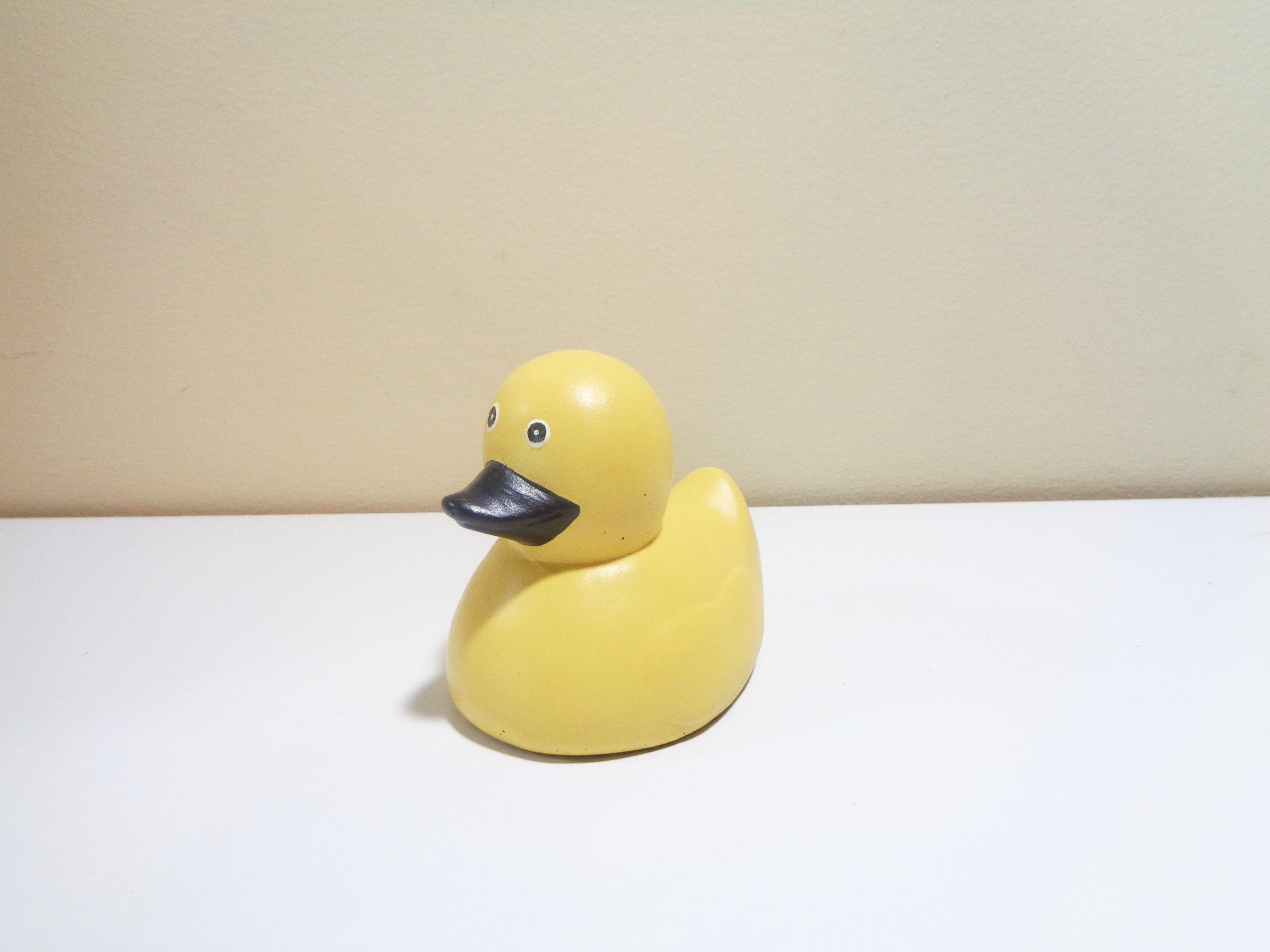 Rubber duck decor Concrete duck statue Concrete garden Etsy