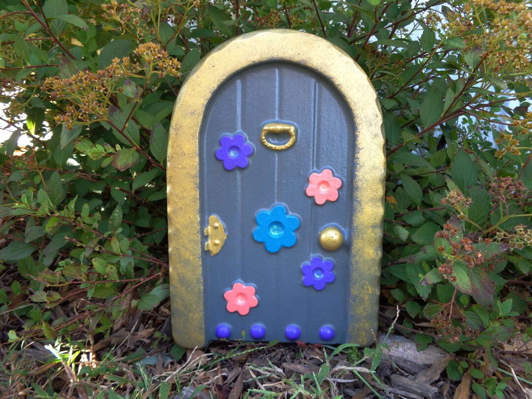 thumbnail image 2 of Fairy Door Concrete Mold - D48 - DIY Garden Decor & Casting Mold For Cement Projects 2 of 4