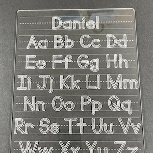 Dry Erase Alphabet Tracing Board