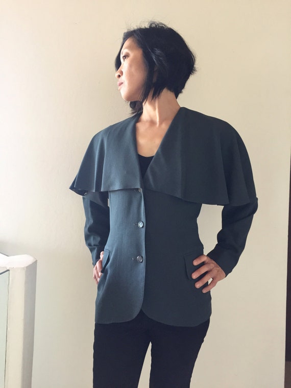 Nick Coleman Capelet Collar Jacket