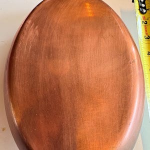 French au gratin copper baking pan