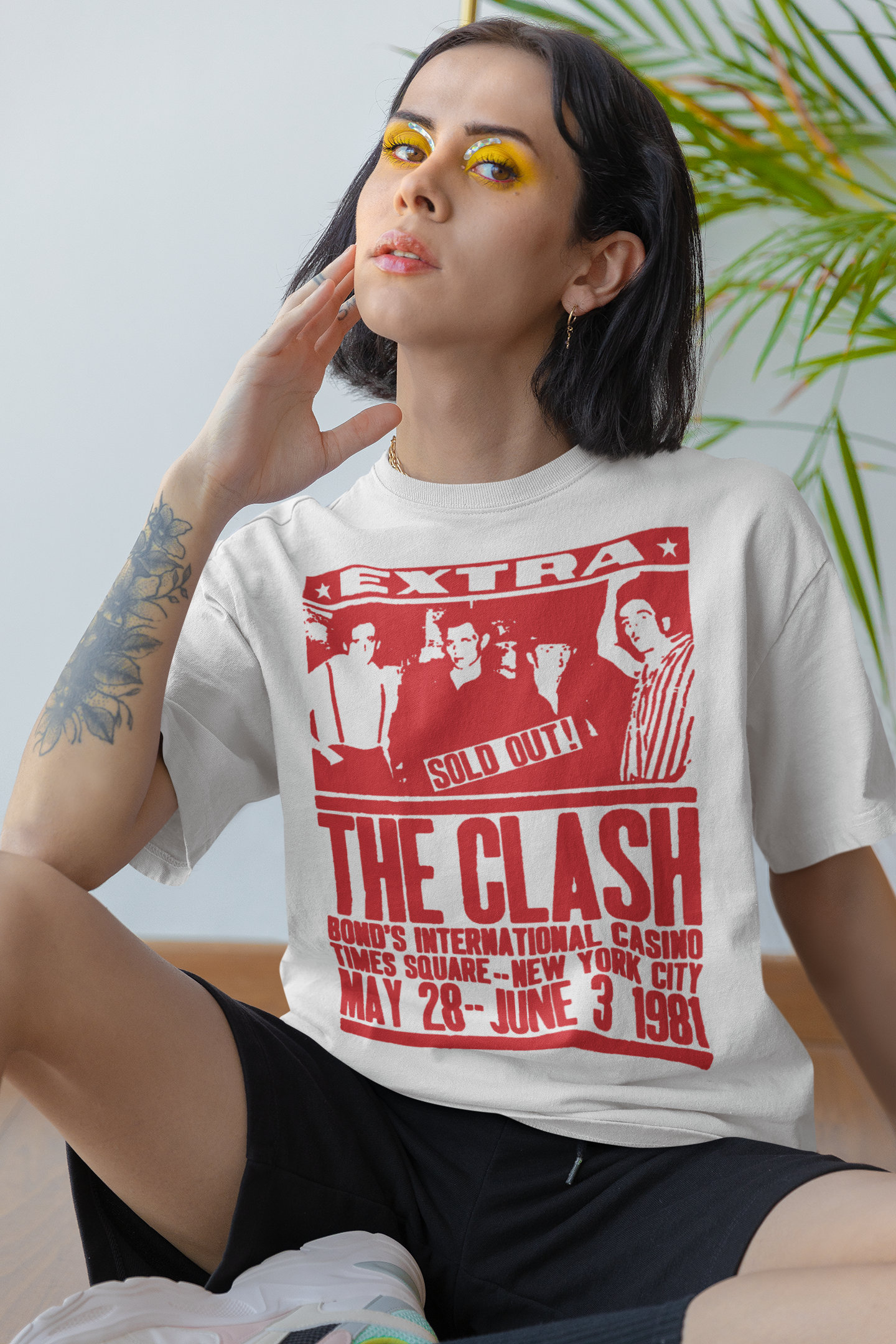 Discover The Clash T-Shirt, Punk Shirt, Rockabilly Shirt, Joe Strummer, N€W wave shirt.