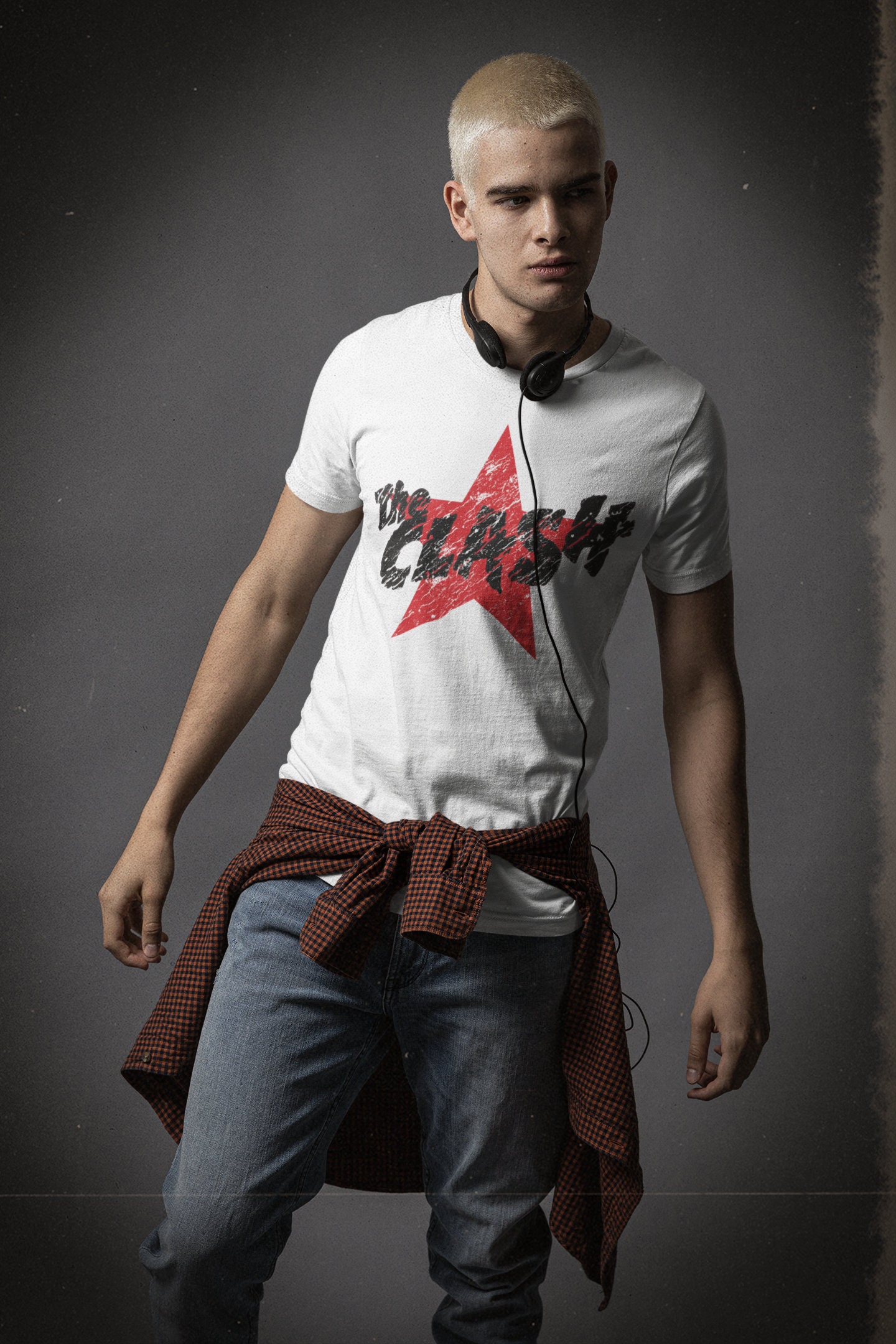 Discover The Clash T-Shirt, Punk T-Shiirt, Rockabilly Shirt, Vintage T-Shirt.