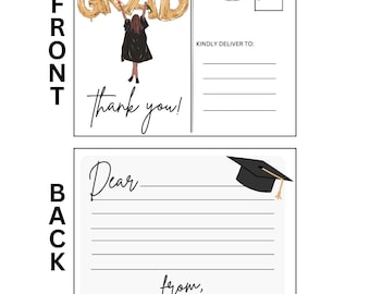 Graduation Thank You Card *DIGITAL DOWNLOAD*