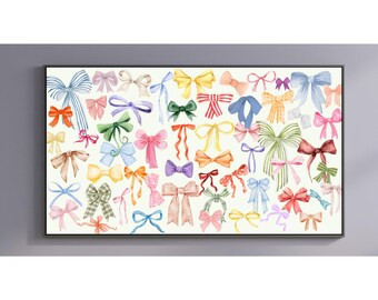 5 Bow Designs *DIGITAL ART* for Frame TV