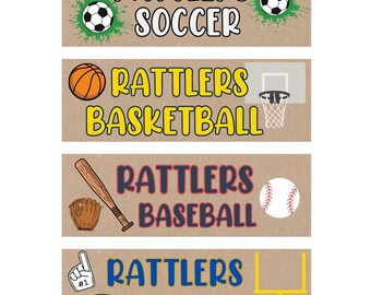 Sports Team Banner Customizable *DIGITAL DOWNLOAD*