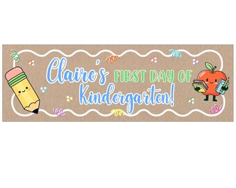 Personalized Back to School Banner *DIGITAL DOWNLOAD*