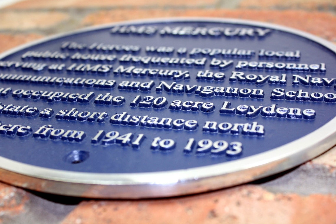 Personalized fun blue plaque with your choice of wording For Etsy