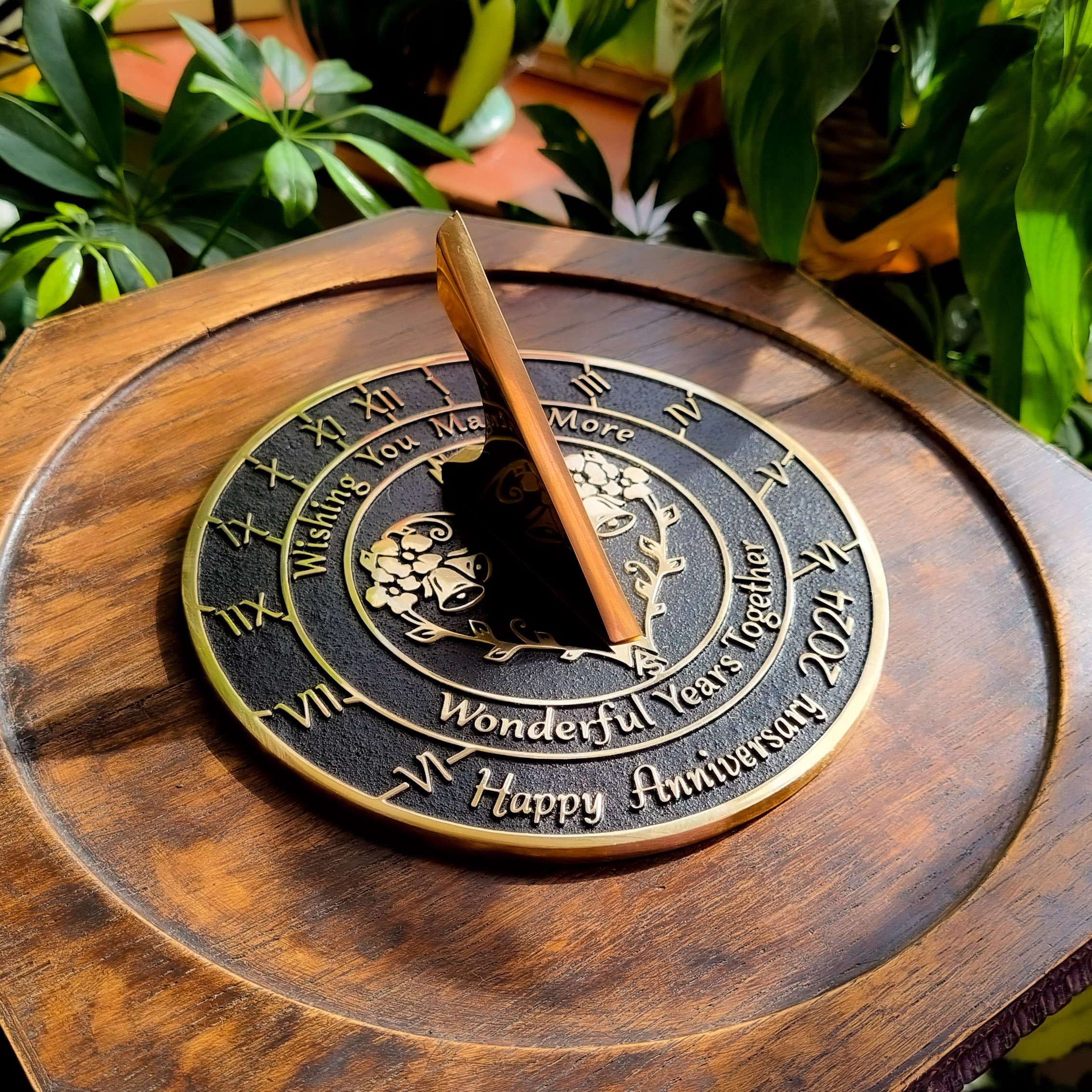 One Year Anniversary Gifts For Men Brass Sundial Anniversary Gift
