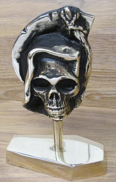 Grim Reaper Solid Brass Gift Hand Made in England - Etsy