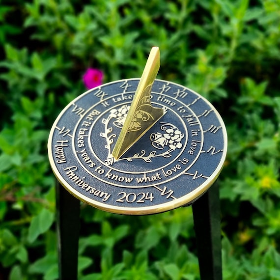 2023 Wedding Anniversary Sundial Gift for Couples or Great Gift