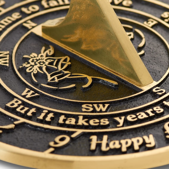 For Her Or For A Couple To Celebrate 60 Years Of Marriage The Metal Foundry Personalised 60th Diamond Wedding Anniversary Large Sundial Gift Idea Is A Great Present For Him