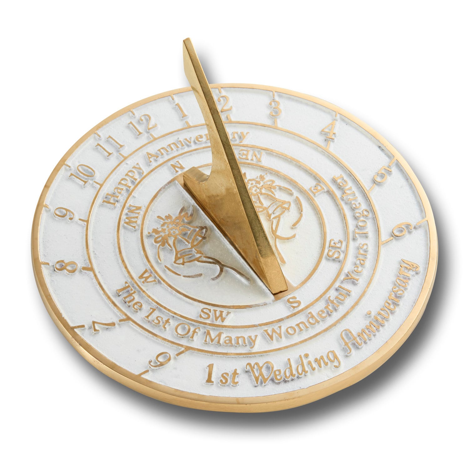 Unique 1st Wedding Anniversary Sundial Gift For Him Or Her/Great Gift…