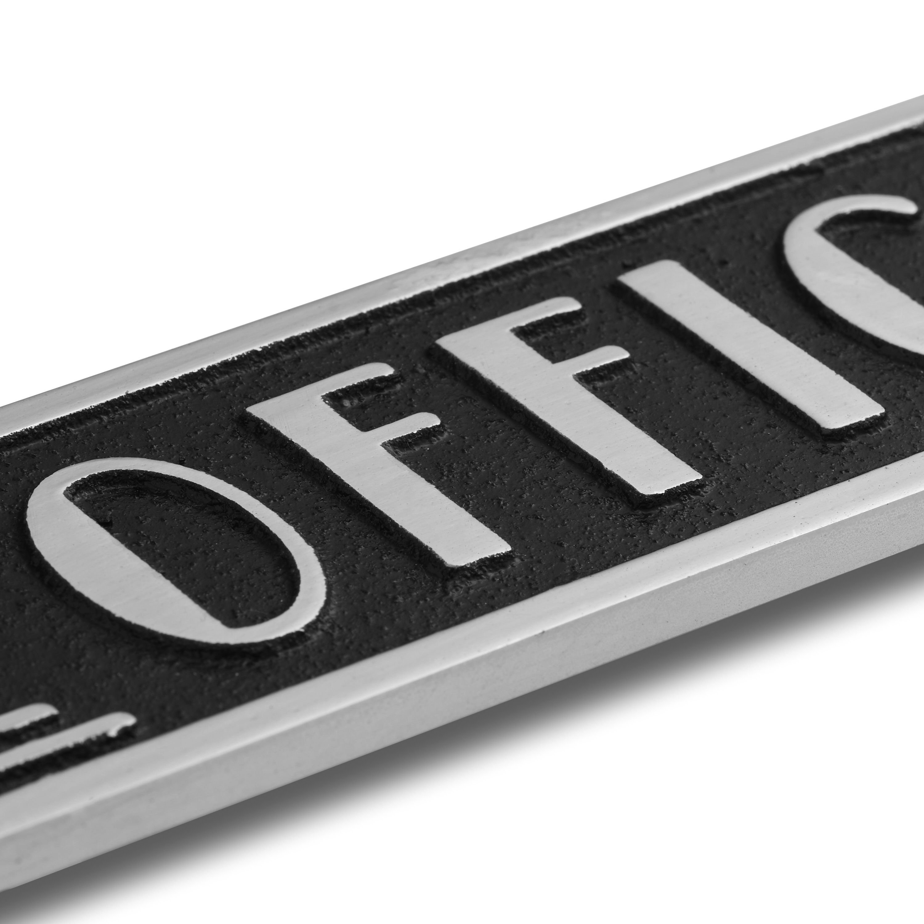 Art Deco Office Sign. Unique Handmade Metal Sign in Brass or Etsy UK