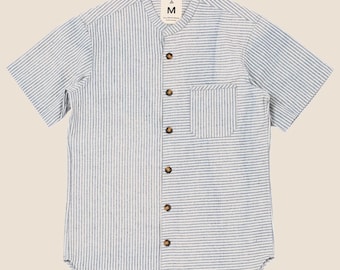 Stripe Denim Button-Down