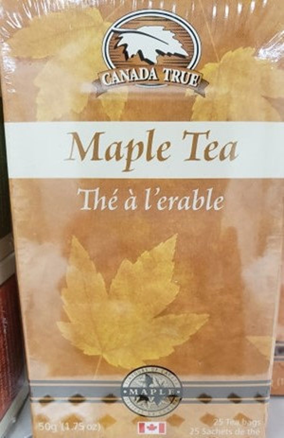 Canada True Maple Tea 25 Teabags/ 50 gram Pack Pack of 2 Etsy