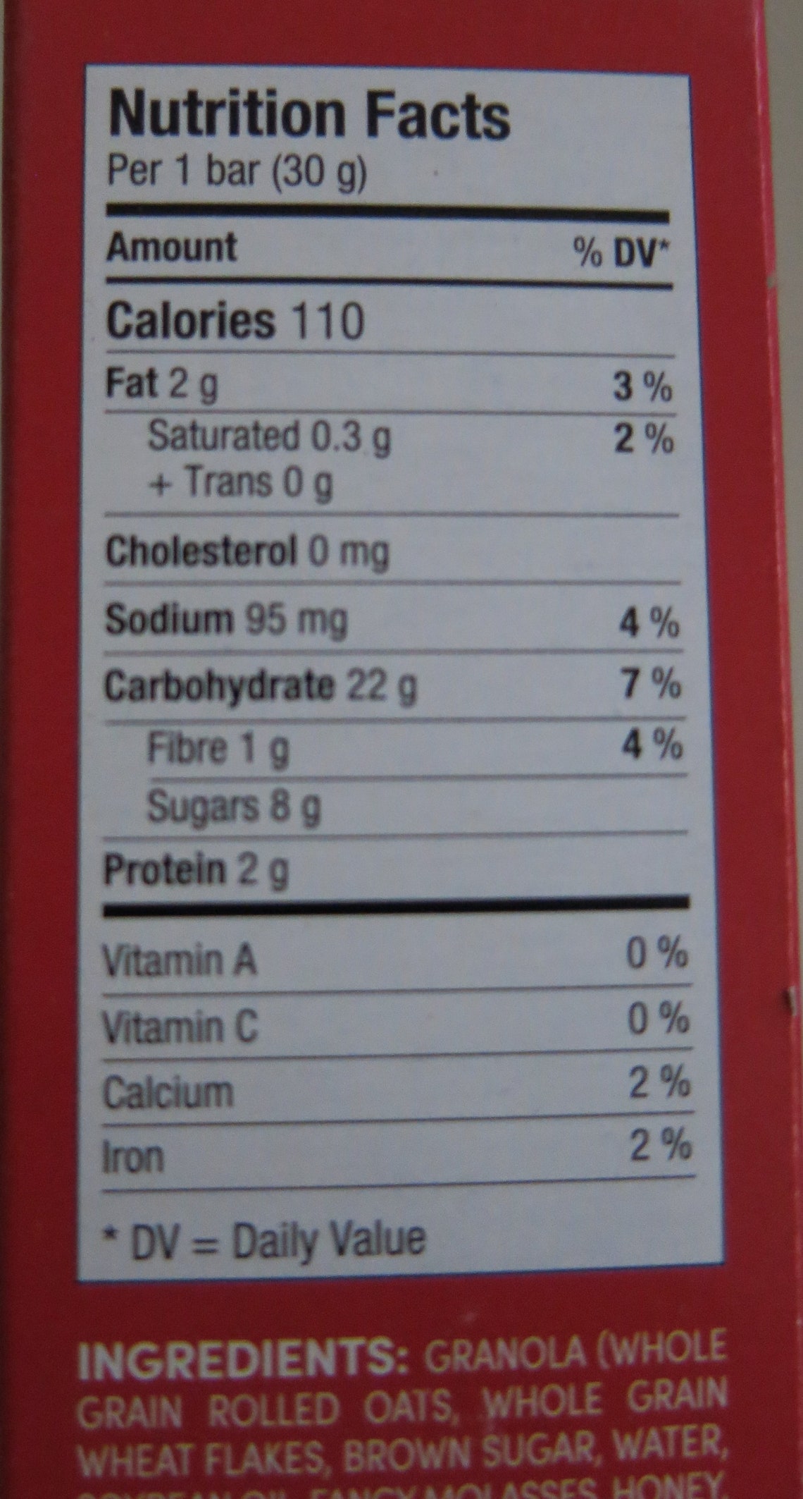 Tim Hortons Apple Fritter Chewy Granola Bars 150 gram/ Pack Etsy