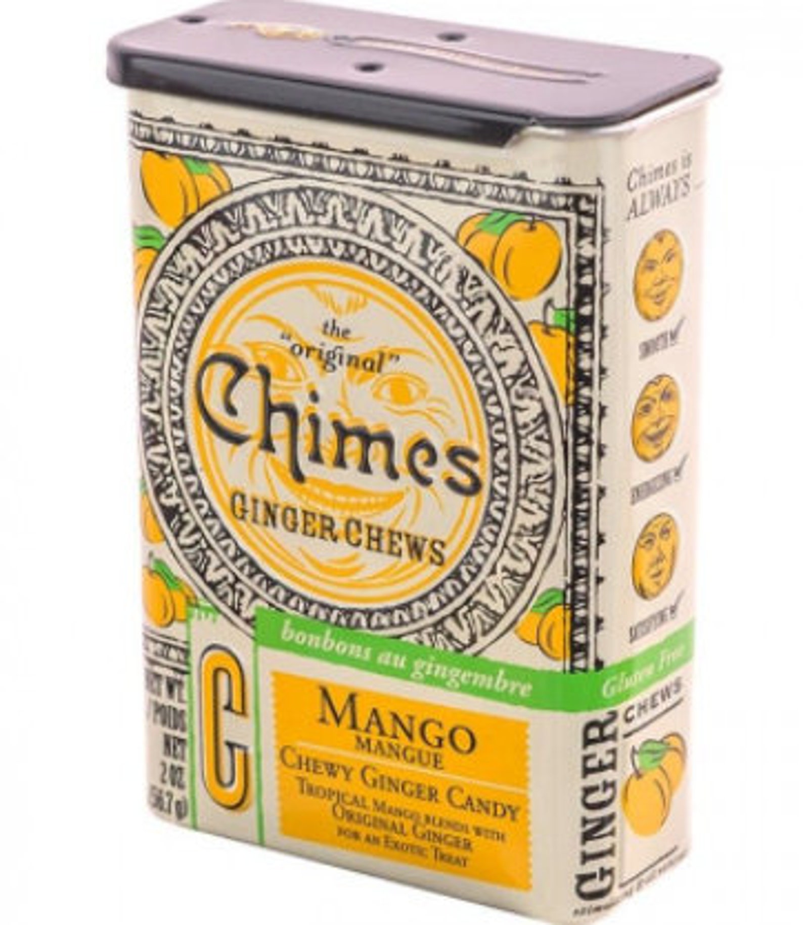 Chimes Ginger Mango Chewy Candy Vegan Gluten Free 56.7 gram Etsy