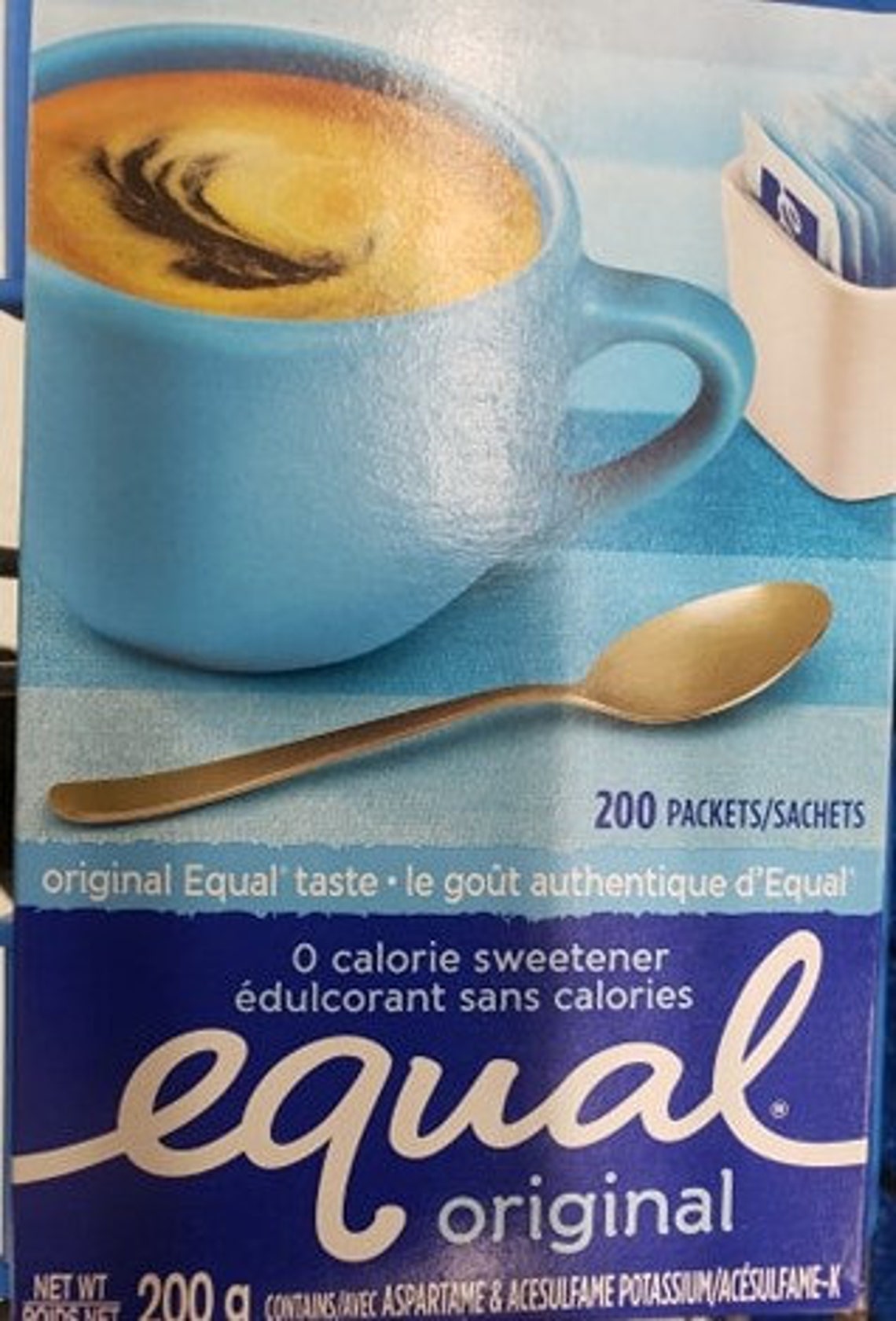 Equal Original 0 Calorie Sweetener 200 Packets/ 200 gram | Etsy