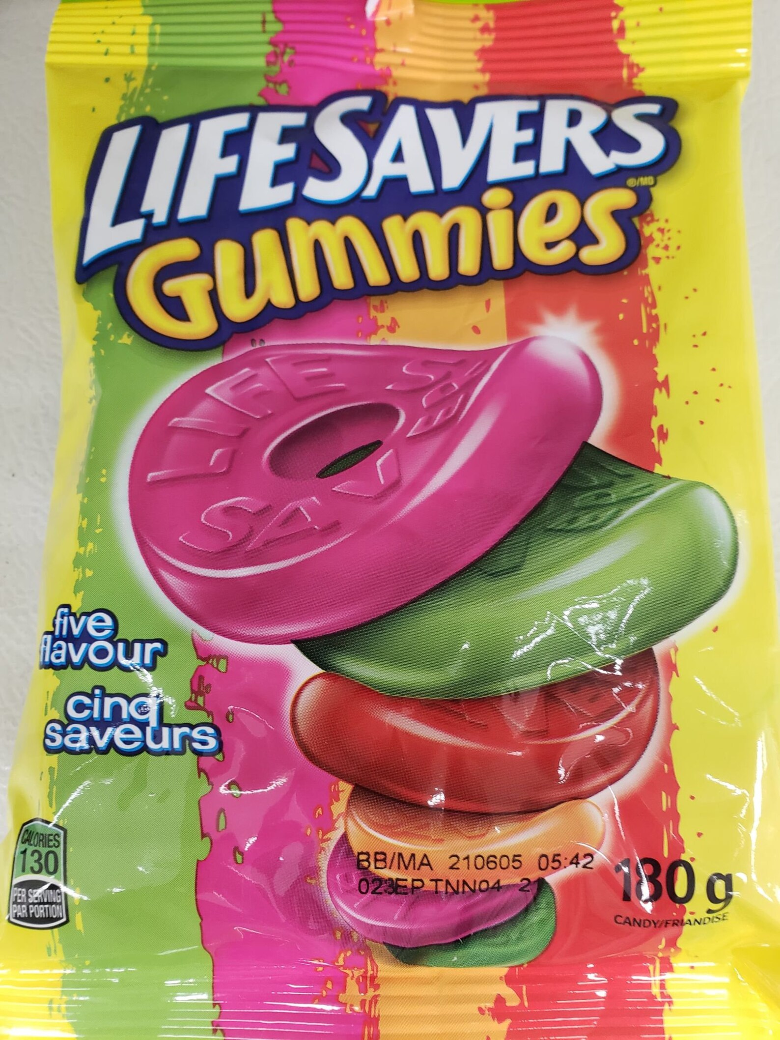Lifesavers Gummies Five Flavour Gummy Candy 180 gram Pack Etsy