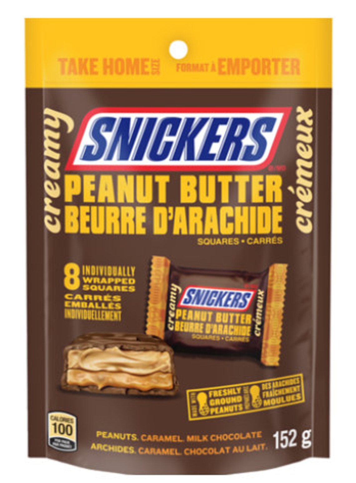 Mars Snickers Creamy Peanut Butter 8 Cuadrados envueltos Etsy