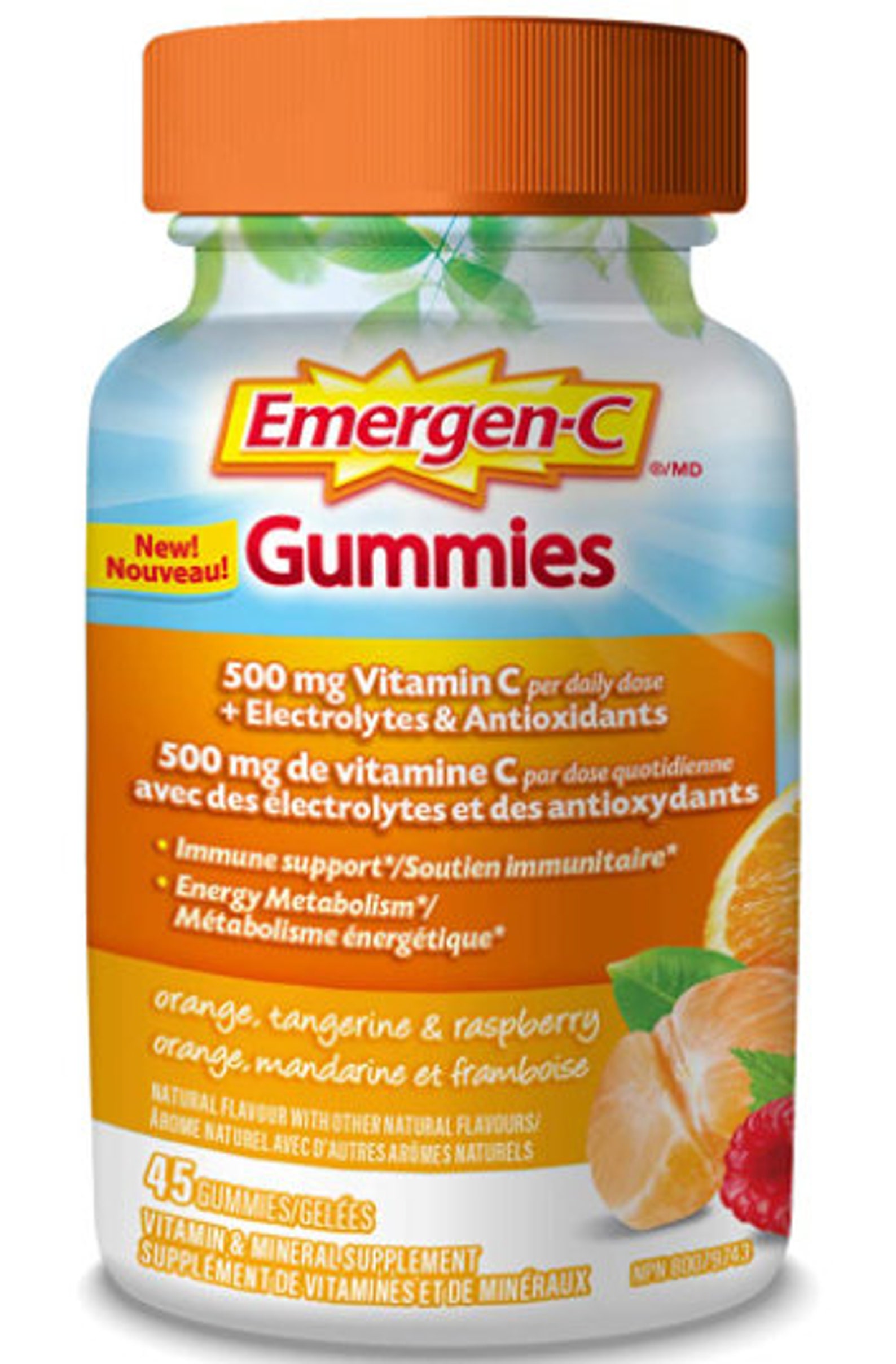 EmergenC Gummies Orange Tangerine Himbeere 500mg Vitamin C Etsy