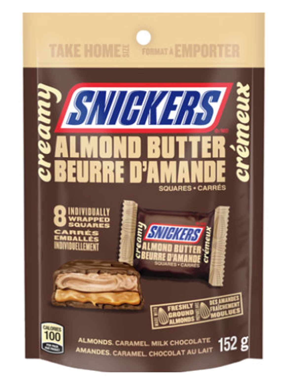 Mars Snickers Creamy Almond Butter 8 Individually Wrapped Etsy
