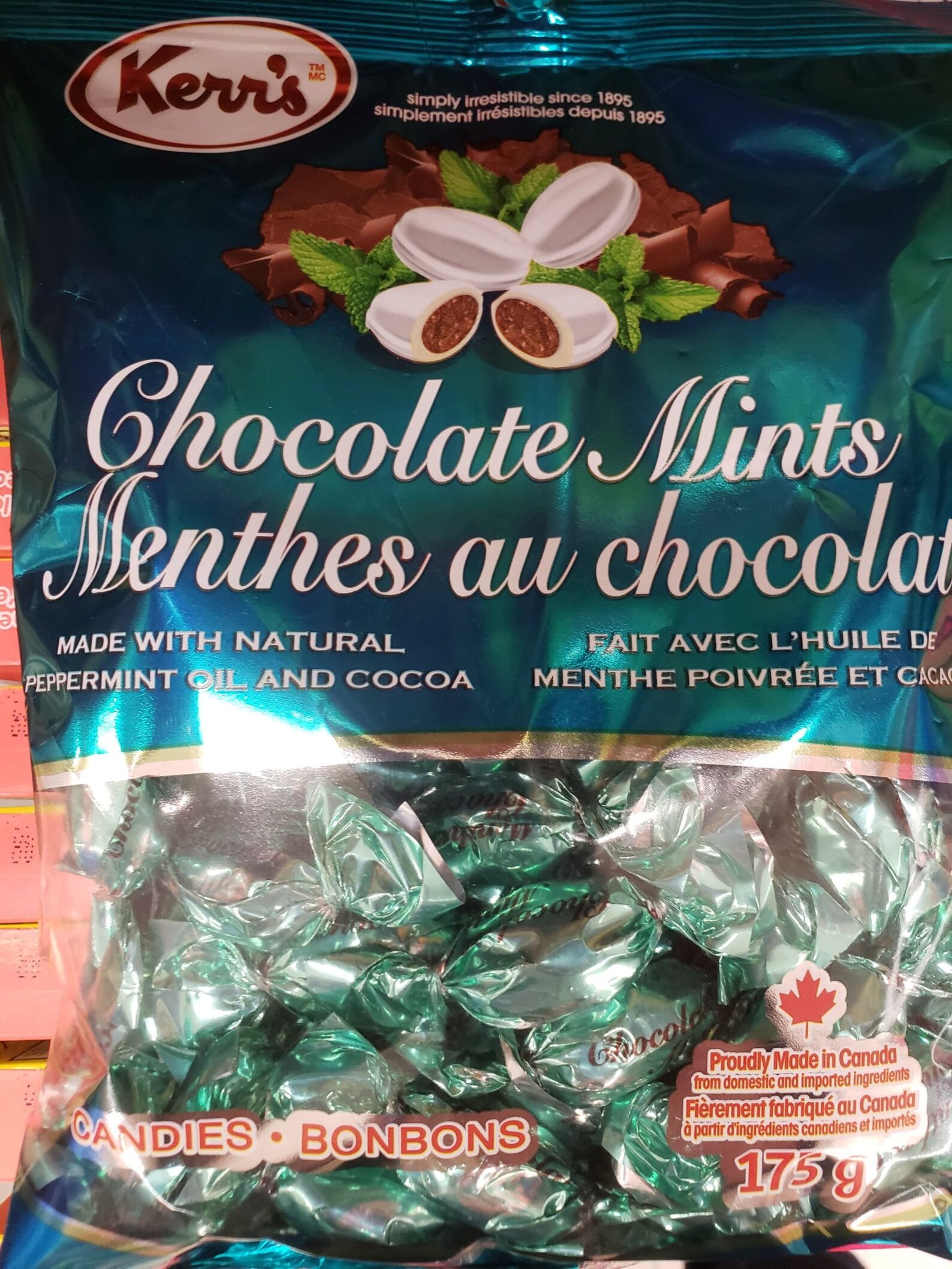 Kerr's Chocolate Mints Candies Gluten Free 175 gram Pack Etsy