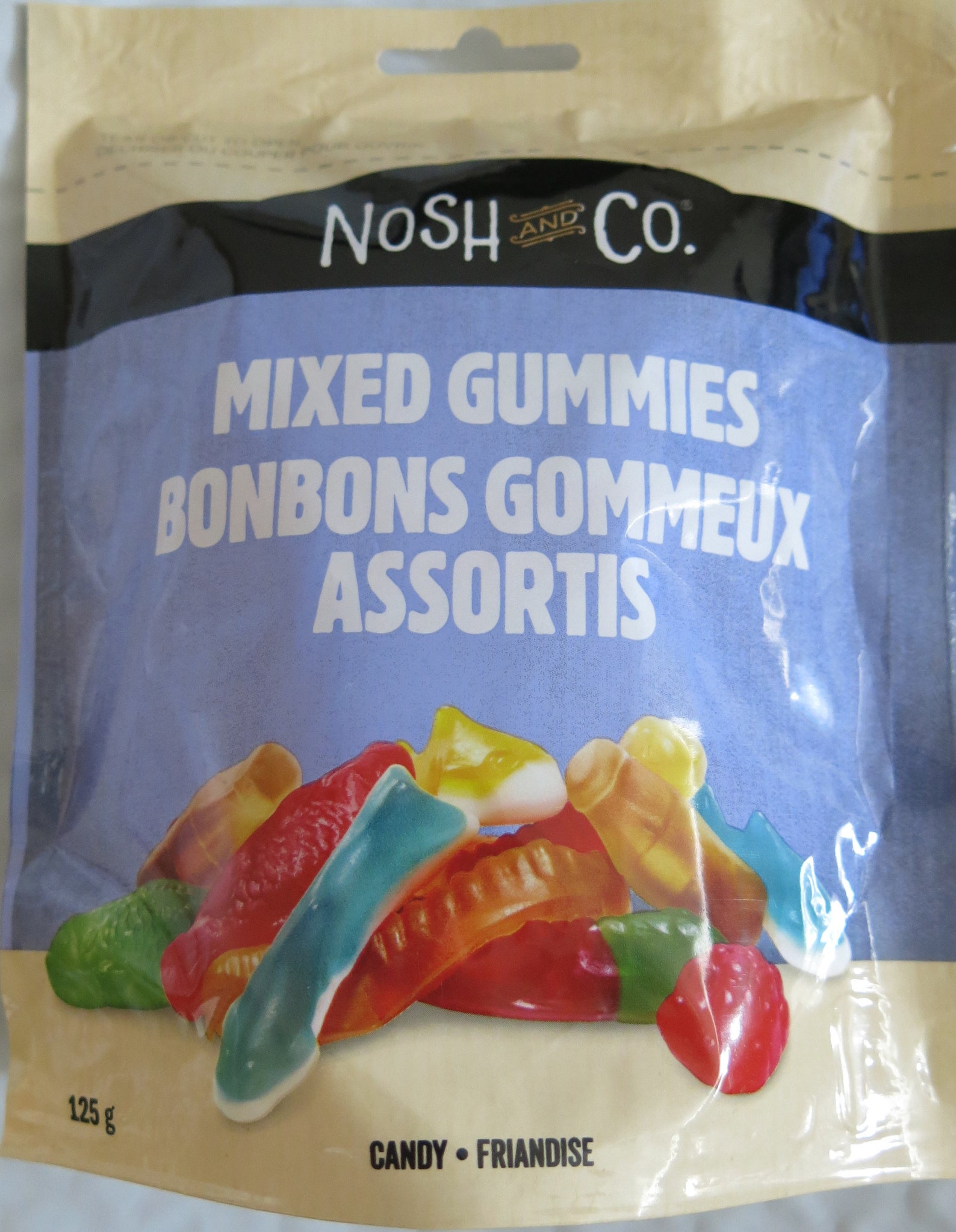 Nosh and Co Mixed Gummies Candy 125 gram Pack Pack of 5 Etsy